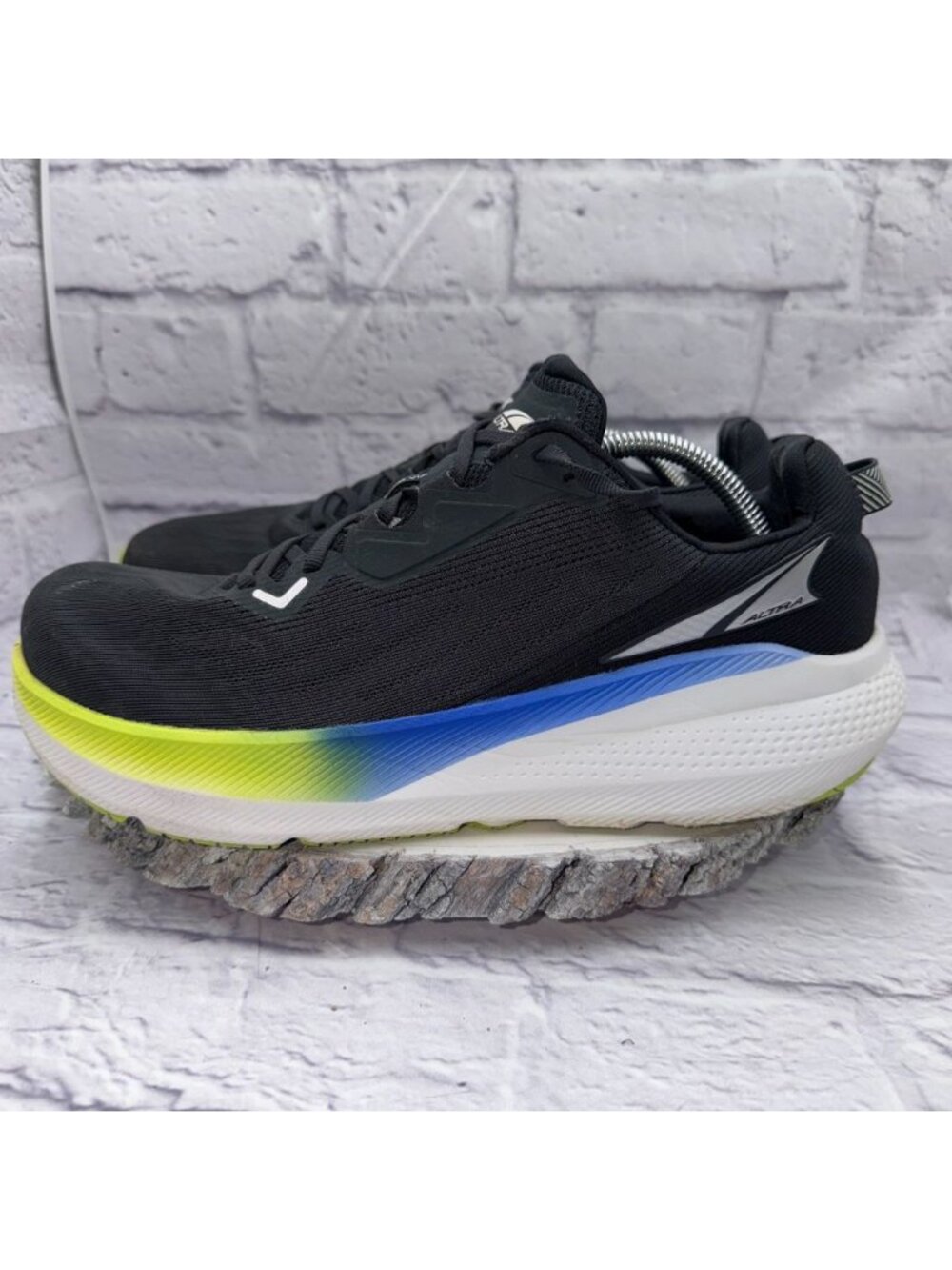 Altra FWD VIA Mens Size 12 Black Running Shoes Max Cushion